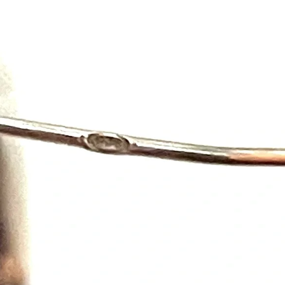 Elegant Sterling Silver Hammered Hoop Earrings from Israel - Picture 6 of 8